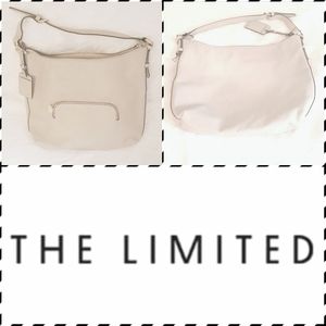 NWOT The Limited Beige Shoulder Bag 2 tiny spots